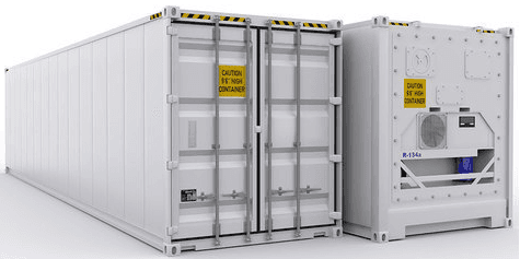 Container refrigerado móvel facilitando logística e armazenamento